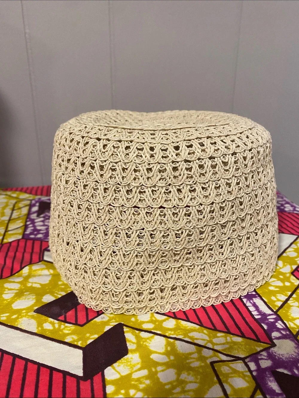 Straw Beige Bucket Hat (lightweight)